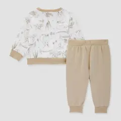 Burt's Bees Baby&reg; Baby Bunny Sweatshirt & Pants Set - Beige 24M