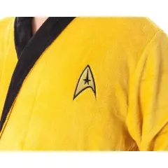 Star Trek TOS Adult Costume Fleece Plush Robe Bathrobe - Big And Tall