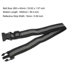 Unique Bargains Reflective Belt Bands Strip Reflective Gear for Cycling at Night