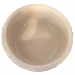 Ohio Stoneware Cat Food Crock Bowl Feeder Dish Labeled Kitty Bristol 5 in