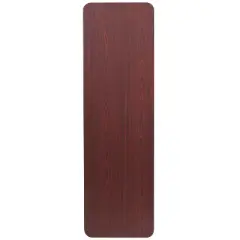 Flash Furniture 5-Foot High Pressure Mahogany Laminate Folding Training Table