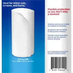 Band Aid Brand Flexible Rolled Medical Gauze, 3 in x 2.1 yd, 5 ct