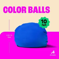 Chameleon Colors Color Balls, Multicolored Pre-filled and Refillable Color War Color Powder Balls, Pack of 10
