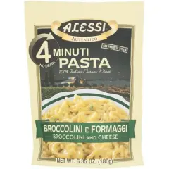 Alessi Pasta Broccolini & Cheese - Case of 6 - 6.35 oz