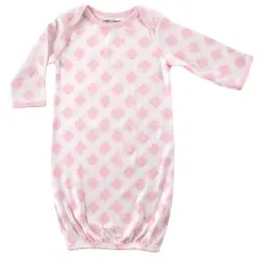 Luvable Friends Baby Girl Cotton Gowns, Bird, 0-6 Months
