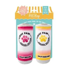 PetShop by Fringe Studio Light Paws Cans To Go Dog Toy Set - 2pc