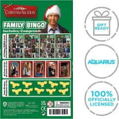Aquarius Puzzles Christmas Vacation Family Bingo