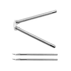 Farberware 3-Piece Seafood Nutcracker Set, Stainless Steel Shell Cracker & Picks - Crack Open Lobster, Crab, Nuts With Ease - Durable Dining Tool