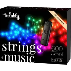 Twinkly - Smart Light Bundle 600 RGB LED + Music Gen II - Multi