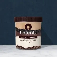 Talenti Gelato Layers Vanilla Fudge Cookie - 10.6oz