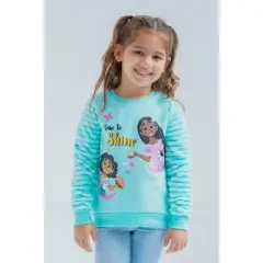 Disney Lilo & Stitch Encanto Minnie Mouse Stitch Isabela Mirabel Girls Fleece Fur Sweatshirt Little Kid to Big Kid