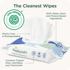 HealthyBaby Baby Wipes - 4pk/256ct