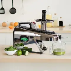 Tribest Greenstar Elite Jumbo Twin Gear Slow Masticating Juicer