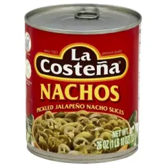 La Costena Nachos Pickled Jalapeno Nacho Slices - 12 pack, 26 oz