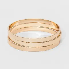 Bangle Bracelet 3pc - A New Day&trade; Gold