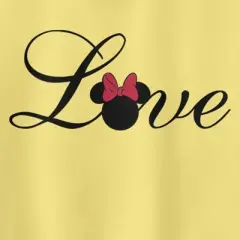 Junior's Mickey & Friends Love Racerback Tank Top