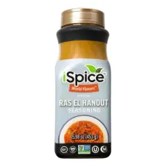 iSpice Blend | Ras el Hanout Seasoning | 15.98 oz | Mixed Spice & Seasoning | Bulk Size | Halal | Kosher