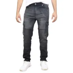 Blue Ice Men's Stretch Cargo Pocket Jeans