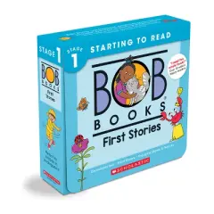 Bob Books - First Stories Box Set Decodable Phonics Books, Ages 4 and Up, Kindergarten (Stage 1: Starting to Read) - by  Lynn Maslen Kertell