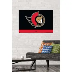 Trends International NHL Ottawa Senators - Logo 21 Unframed Wall Poster Prints