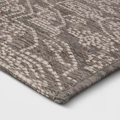 5' x 7' Outdoor Rug Ornamental Charcoal - Threshold&trade;
