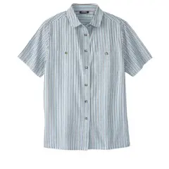 KingSize Men's Big & Tall Short Sleeve Seersucker Sport Shirt