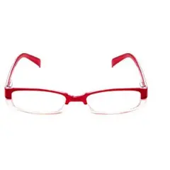 Calabria 736 Designer Reading Glasses in Red +1.50 136mm Frame/136mm Lens Width
