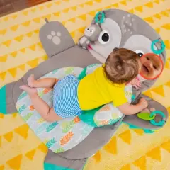 Bright Starts Tummy Time Prop and Playmat - Sloth