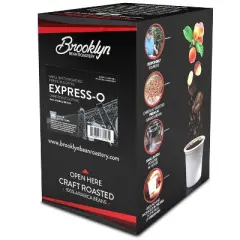 Brooklyn Beans Express-O Flavored Coffee Pods,Compatible Keurig 2.0 Brewers,40Ct