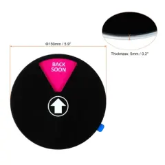 Unique Bargains Acrylic Magnetic Adhesive Home Business Privacy Sign 2 Pcs