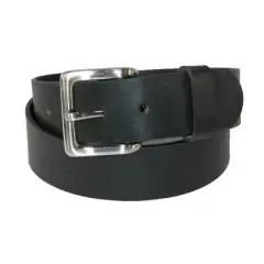 CTM Men's Leather Bridle Belt with Removable Buckle (Pack of 2)