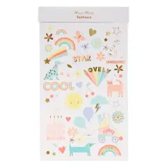 Meri Meri Fun Icon Tattoo Sheets (Pack of 2)