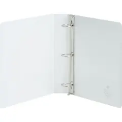 Business Source View Binder Round Ring 1-1/2" Cap Letter-size White 19651