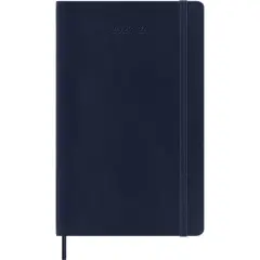 Moleskine 2023-24 18 month Academic Weekly Planner 8.25"x5" Large Softcover Blue
