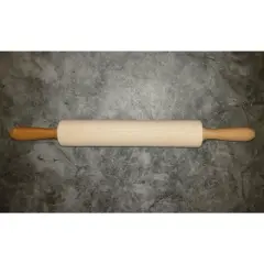 Frieling Grande Rolling Pin w/handles, 2.75" dia x 15" long, Brown