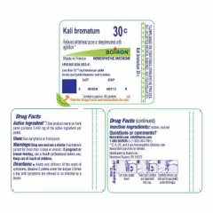 Kali Bromatum 30C by Boiron Homeopathic Single Medicine For Stress & Sleep  -  80 Pellet