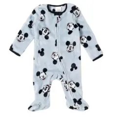 Disney Mickey Mouse Baby Fleece 2 Pack Coveralls Newborn