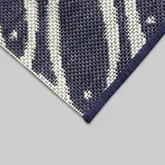 7'10"x10' Minnows Outdoor Rug Navy - Threshold&trade;: Weather-Resistant, UV Protection, Woven