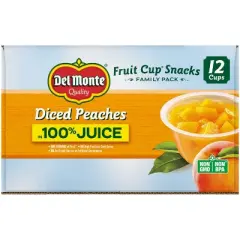 Del Monte Diced Peaches Fruit Cup