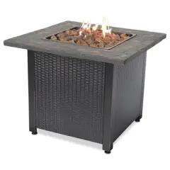 Endless Summer GAD1401M Decorative Outdoor LP Gas Fire Pit with Rocks (2 Pack)