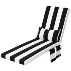 Crestlive Products 1PC 72in Outdoor Lounge Chair Cushion Patio Chaise Lounge Chair Cushion for pool Lawn etc