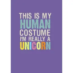 Junior's Lost Gods Unicorn in Human Costume T-Shirt
