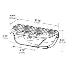 UNiPLAY Building Blocks Shelf with Storage 11pc Set, Infant and Toddler Sensory Toy and Storage Bin, Ages 3 Months and Up