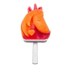 Tovolo Set of 4 Plastic Pop Molds Unicorn Ice Cube Trays White: Dishwasher-Safe, 3 Volume Capacity