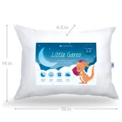 Little Garoo by PharMeDoc Toddler Pillows for Sleeping - 14 x 19 inch Ultra Soft and Comfortable Kids Pillow