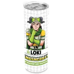 SMASHCRAFT 20 ounce Stainless Steel Double Walled Insulated Travel Tumbler Coffee Mug Cup, Loki Comic
