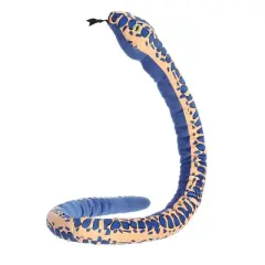 Aurora X-Large Kusheez Snake Playful Stuffed Animal Blue 52"