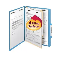 Smead Classification File Folder, 1 Divider, 2