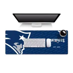 NFL New England Patriots Logo Series 31.5" x 12" Desk Pad