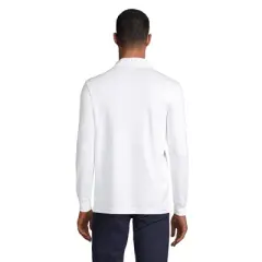 Lands' End Men's Long Sleeve Super Soft Supima Polo Shirt